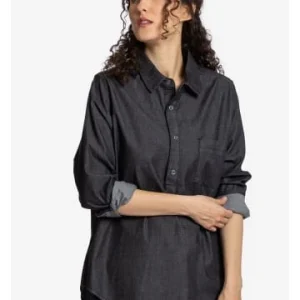 Am billigsten 💯 Bekleidung Elkline Denim 👚 Shirt Classic In Blackdenim Günstig Kaufen ✨ 9