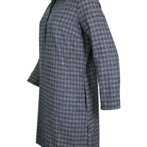 Bestes Angebot 💯 Bekleidung Elkline Flanellkleid International In Blue – Grey Günstig Kaufen 💯 9