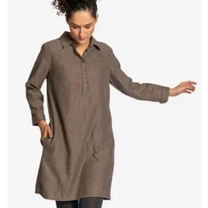 Bestes Angebot ⭐ Bekleidung Elkline Flanellkleid International In Brownmelange Günstig Kaufen ✨ 8