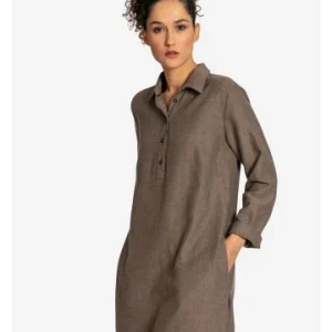 Bestes Angebot ⭐ Bekleidung Elkline Flanellkleid International In Brownmelange Günstig Kaufen ✨ 12