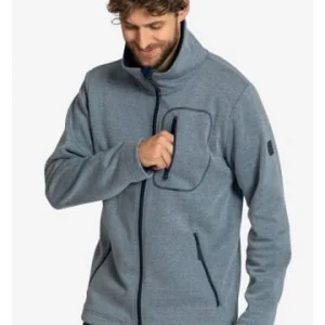 Coupon 😍 Outdoor & Sport Elkline Fleecejacke Straight On In Bluemelange Günstig Kaufen 🥰 13