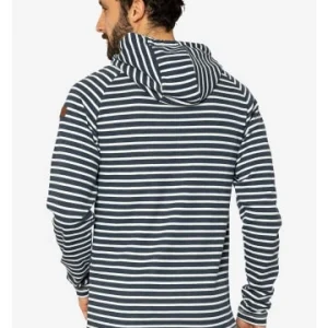 Top 10 🤩 Bekleidung Elkline Hoodie Memo In Darkblue-white Günstig Kaufen 👍 12
