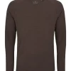 Bester Verkauf 🛒 Bekleidung Elkline Langarmshirt Longsleeve Enganliegend In Brownmelange Günstig Kaufen 👏 8