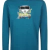 Coupon 👏 Bekleidung Elkline Longsleeve “Lange Dabei” In Blau Günstig Kaufen 🔥 5