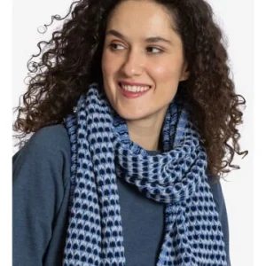 Billig 😉 Accessoires Elkline Schal Retro Charme In Bluemelange – Navy Günstig Kaufen 😀 6