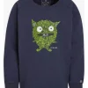 Billig ✔️ Bekleidung Elkline Sweatshirt “Big Eyes” In Dunkelblau Günstig Kaufen 👍 16