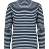 Am billigsten ⭐ Bekleidung Elkline Sweatshirt Lizzy In Darkblue – White Günstig Kaufen 😉 20