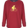 Brandneu 🧨 Bekleidung Elkline Sweatshirt Two Wheels In Chilipepperred Günstig Kaufen 😀 8