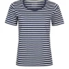Angebote 💯 Bekleidung Elkline T-Shirt Anna In Darkblue – White Günstig Kaufen 👏 10