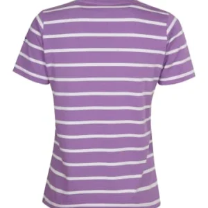 Budget 🛒 Bekleidung Elkline T-Shirt Anna In Hyacinth – White Günstig Kaufen 🎁 8