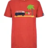 Billig 🤩 Bekleidung Elkline T-Shirt Hangup In Mandarin Günstig Kaufen 😀 13
