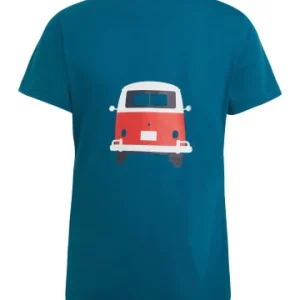 Aktion 🎁 Bekleidung Elkline T-Shirt Kult VW T1 In Blue Coral Günstig Kaufen ✔️ 6