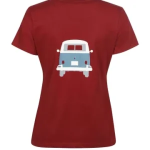 Aktion 🔔 Bekleidung Elkline T-Shirt Kult VW T1 In Syrahred Günstig Kaufen ✨ 8