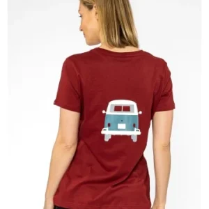 Aktion 🔔 Bekleidung Elkline T-Shirt Kult VW T1 In Syrahred Günstig Kaufen ✨ 12
