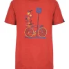 Auslauf 🎁 Bekleidung Elkline T-Shirt Zeltplatz In Mandarin Günstig Kaufen 🎉 11