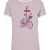 Besorgen ⌛ Bekleidung Elkline T-Shirt Zum Strand In Lavender Günstig Kaufen ❤️ 10