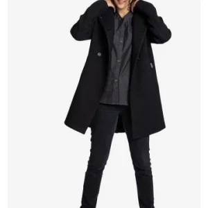 Rabatt 🔔 Bekleidung Elkline Wollmantel Gute Wolle In Black Günstig Kaufen 🔔 12